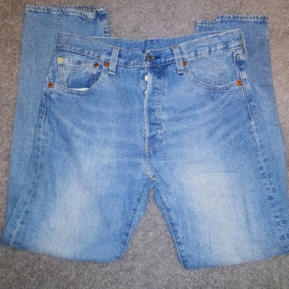 Levi's 501 '93 straight premium button fly big "E" denim jeans men's siz… - Picture 8 of 16